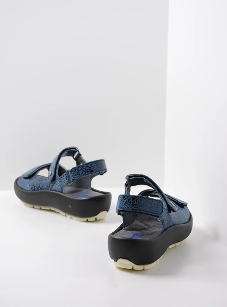 Wolky Sandalen 03333 Brasilia 40820 Leder denimblau