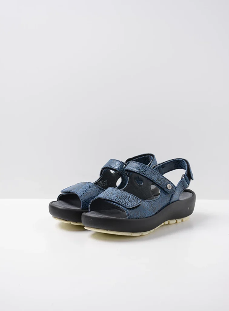 Wolky Sandalen 03333 Brasilia 40820 Leder denimblau