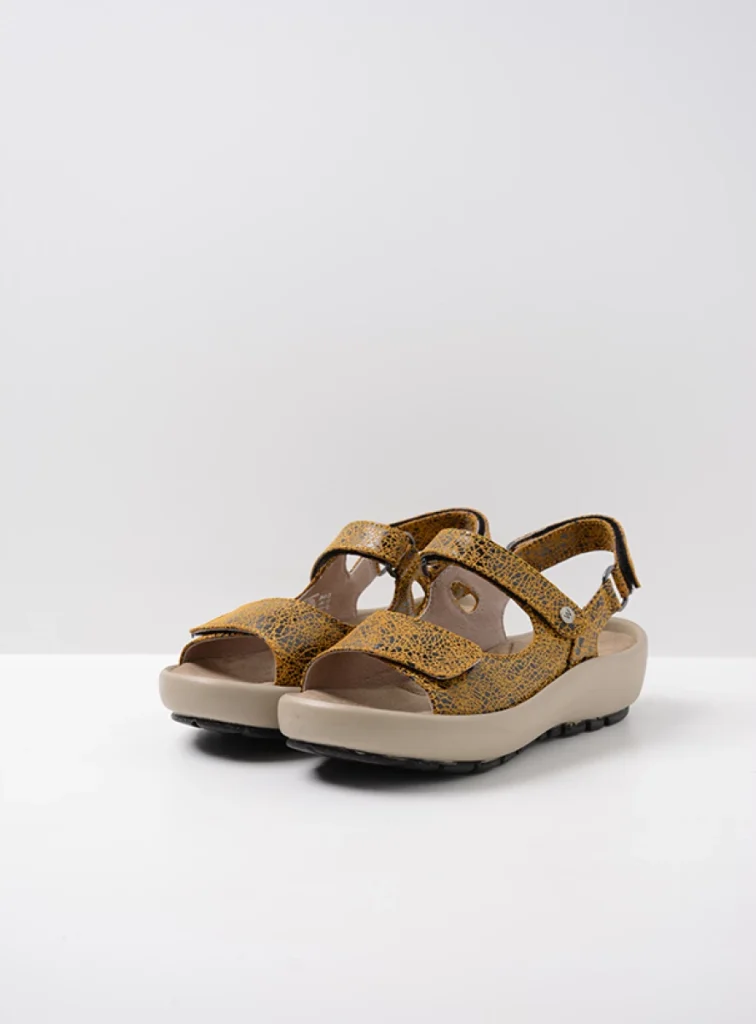 Wolky Sandalen 03333 Brasilia 40920 Leder ocker