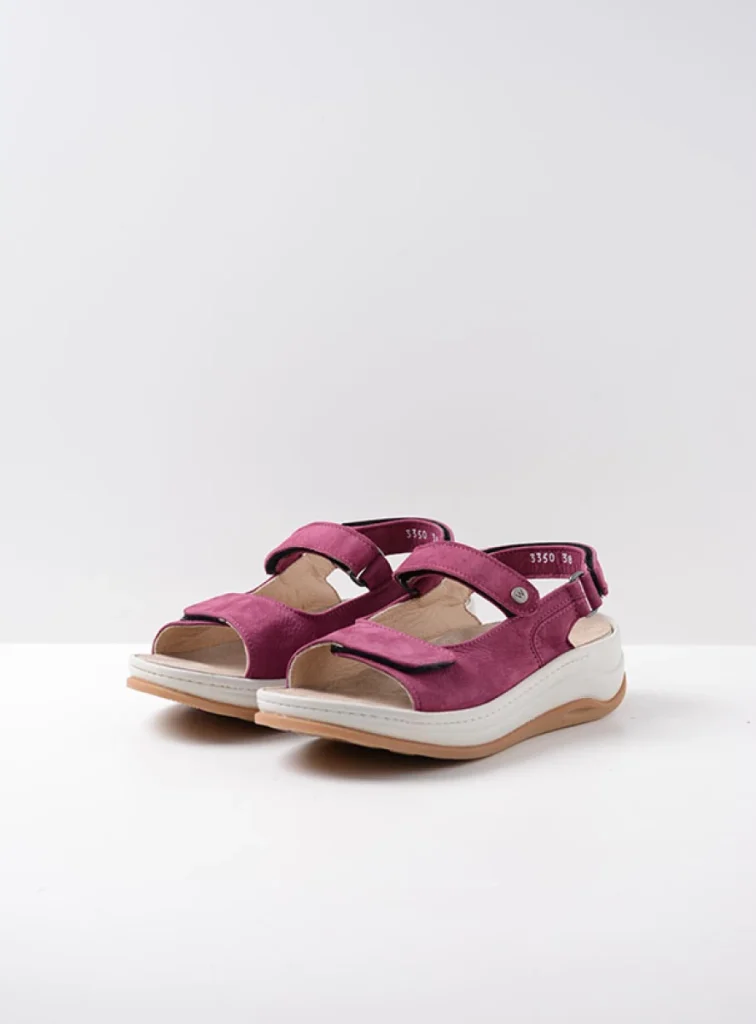 Wolky Sandalen 03350 Adura 10660 Nubukleder fuchsia