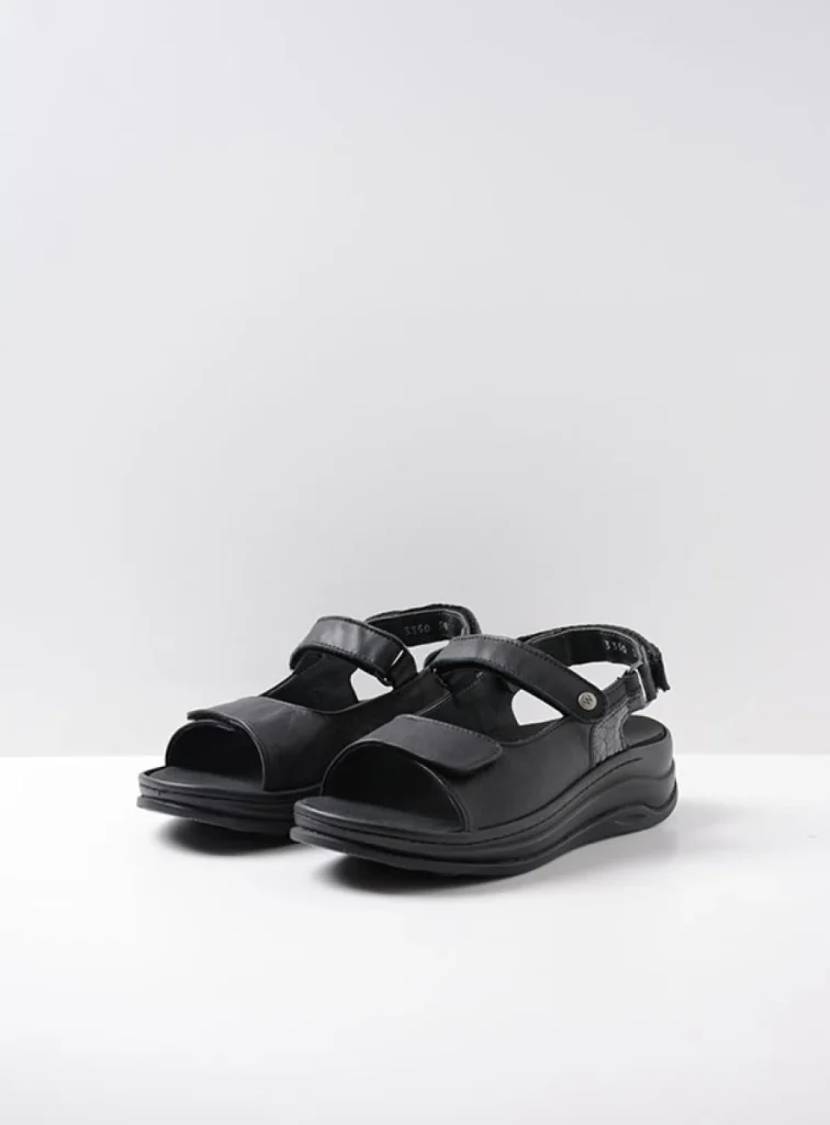 Wolky Sandalen 03350 Adura 20000 Leder schwarz