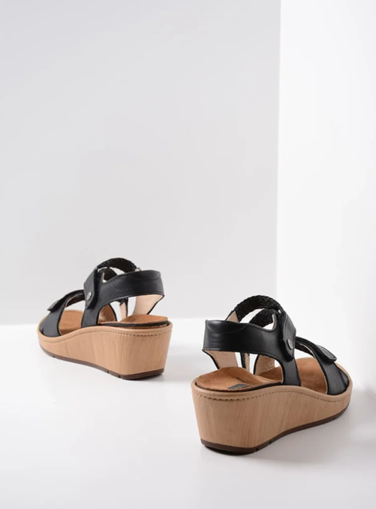 Wolky Sandalen 03550 La Jolla 30070 Leder schwarz