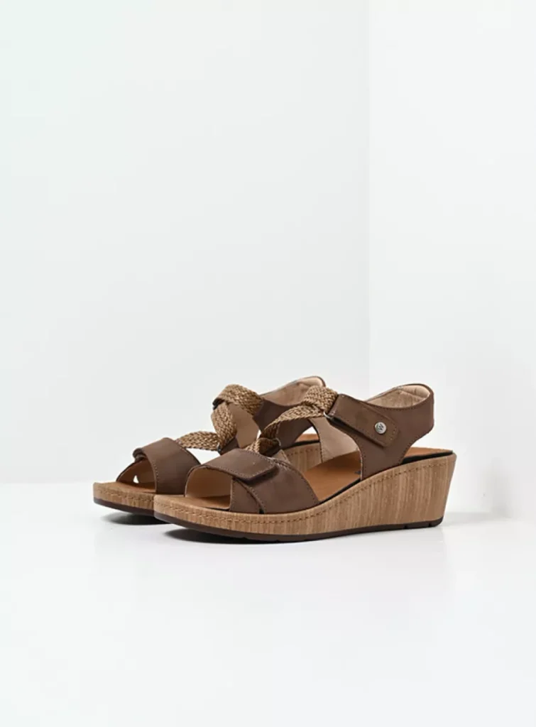 Wolky Sandalen 03550 La Jolla 36301 Effekt-Leder zedernbraun