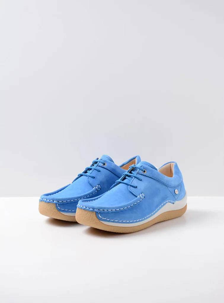 Wolky Sneakers 04525 Celebration 10815 Nubukleder himmelblau