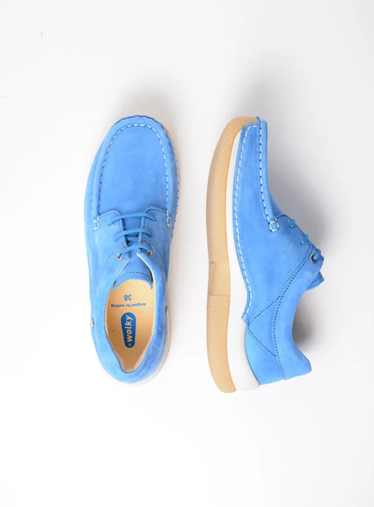 Wolky Sneakers 04525 Celebration 10815 Nubukleder himmelblau