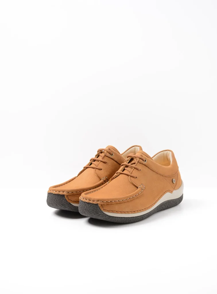 Wolky Sneakers 04525 Celebration 12430 Nubukleder cognac