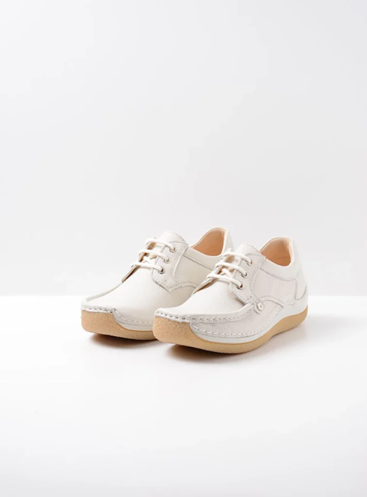 Wolky Sneakers 04527 Taranta 71120 Leder cremeweiß