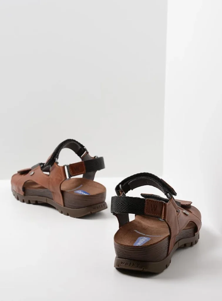 Wolky Sandalen 05450 Cradle 30430 Leder cognac