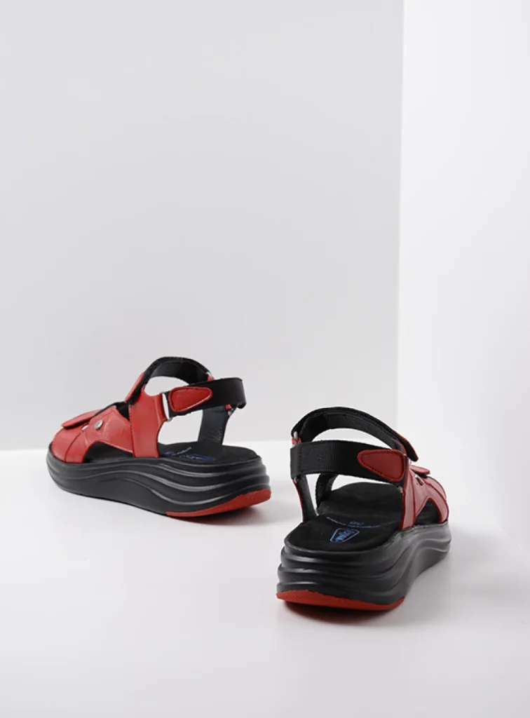 Wolky Sandalen 05650 Cirro 30500 Leder rot