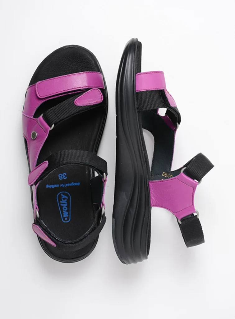 Wolky Sandalen 05650 Cirro 30660 Leder fuchsia