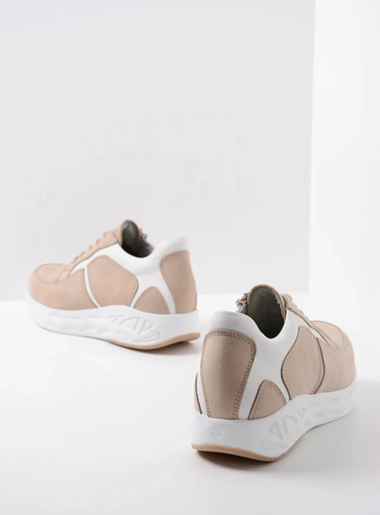 Wolky Sneakers 05700 Bounce 11390 Nubukleder beige-weiß