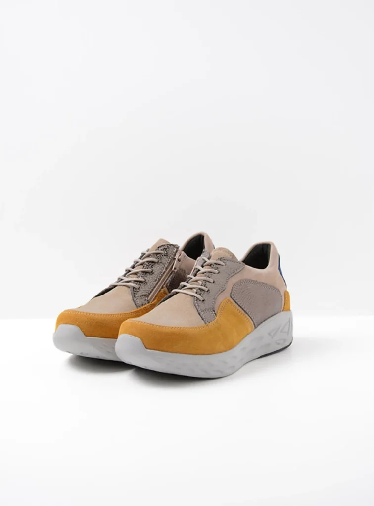 Wolky Sneakers 05700 Bounce 90126 Leder Kombi grau