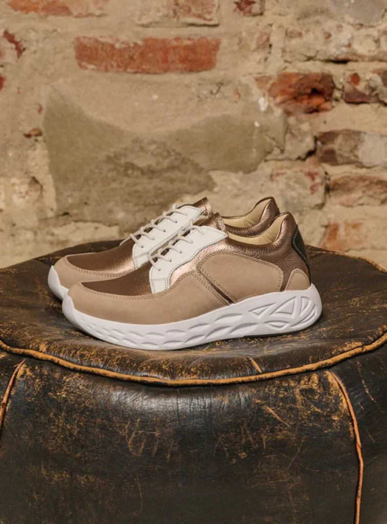 Wolky Sneakers 05700 Bounce 91153 Leder Kombi safari/bronze