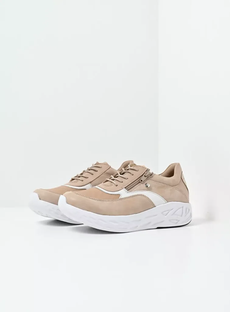 Wolky Sneakers 05703 Vitality S2F 90390 Kombi Leder Stretch beige