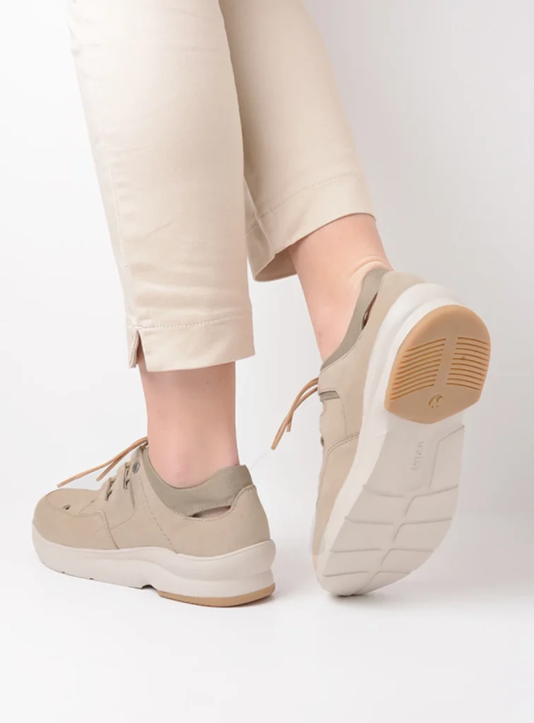 Wolky Sneakers 05894 Galena 11390 Nubukleder beige