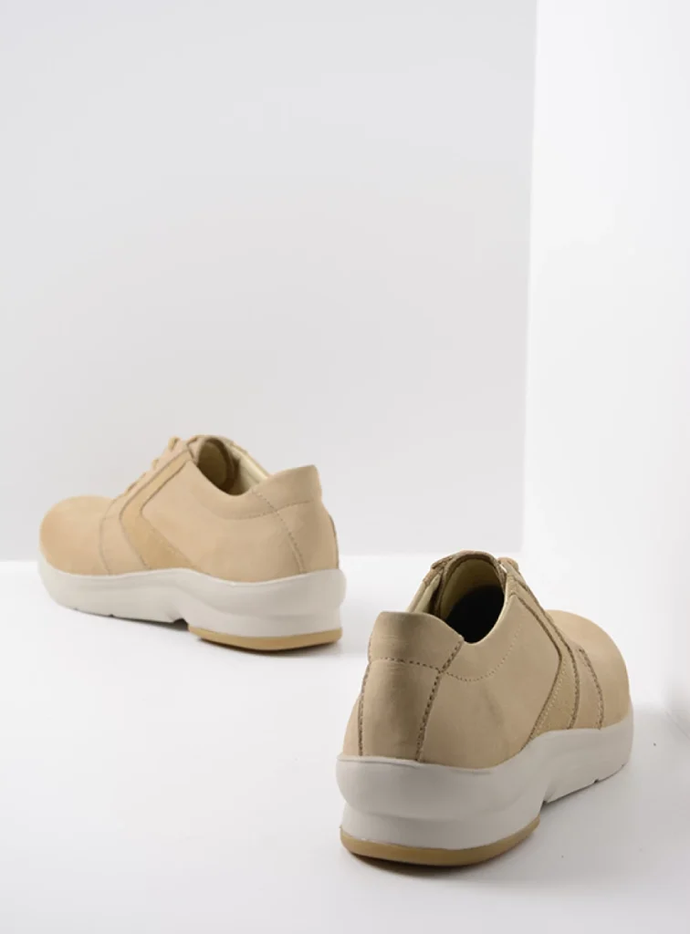 Wolky Sneakers 05895 Omaha HV 11390 Nubukleder beige