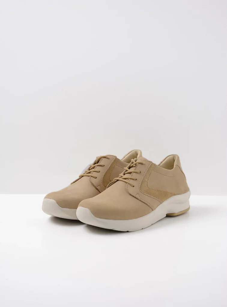 Wolky Sneakers 05895 Omaha HV 11390 Nubukleder beige