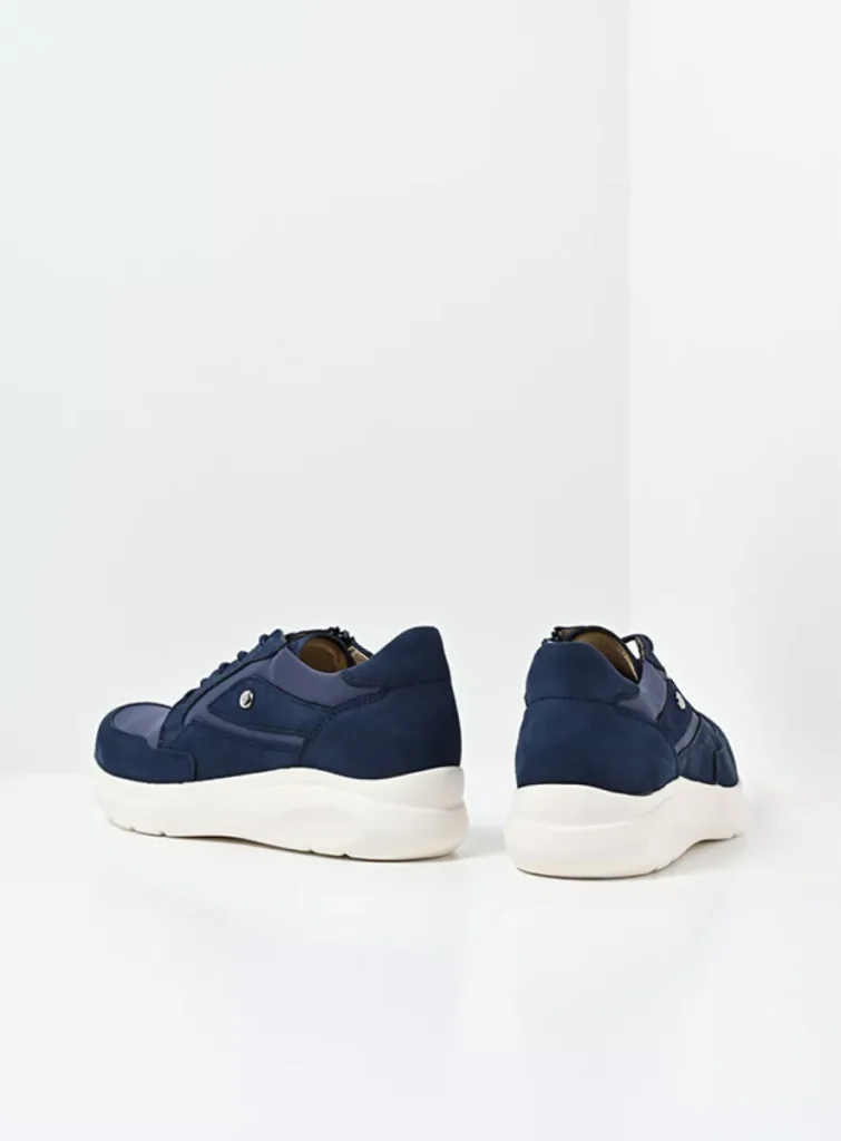 Wolky Sneakers 06400 Impact S2F 90820 Leder Kombi Stretch denim