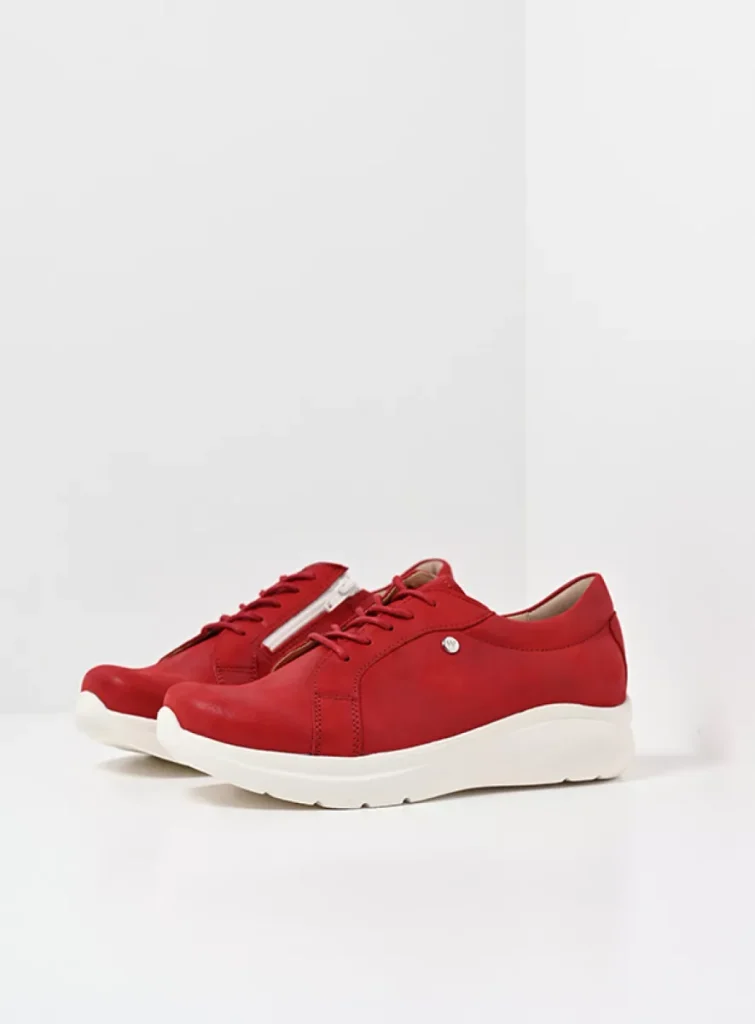 Wolky Sneakers 06401 Blitz 36570 Effekt-Leder rot