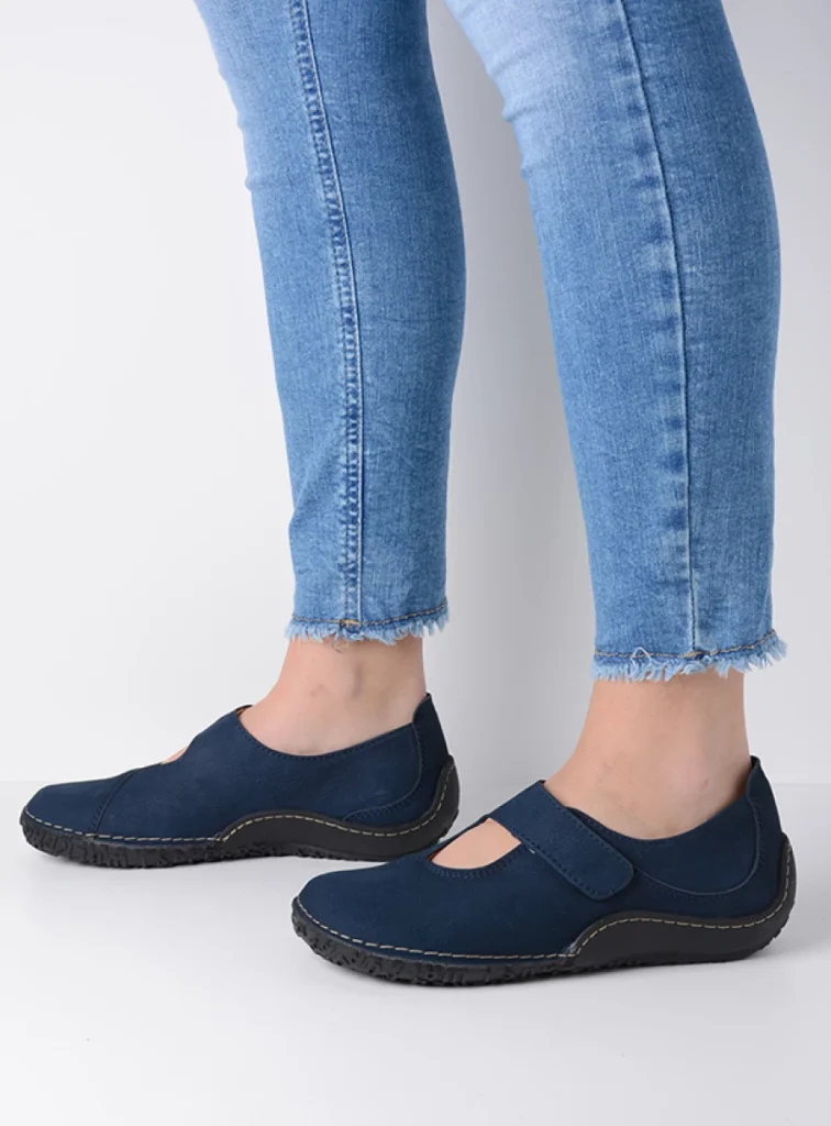 Wolky Riemenschuhe 08315 Fresh 11820 Nubukleder denimblau