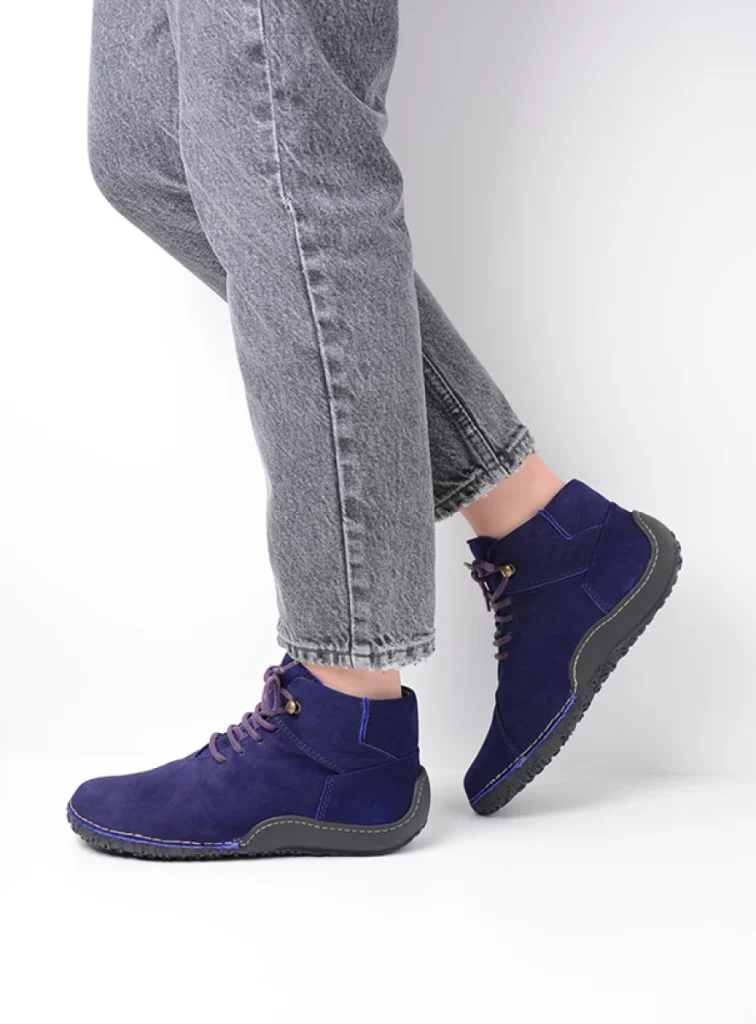 Wolky Hohe Schnürschuhe 08361 Mokola 11600 Nubukleder violett