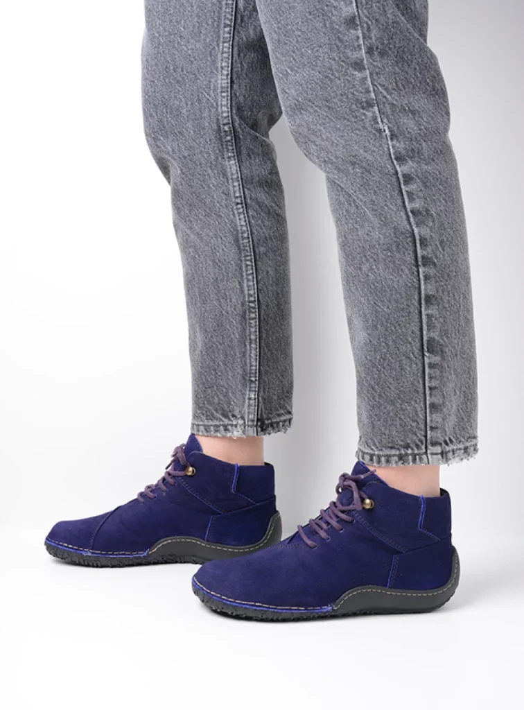 Wolky Hohe Schnürschuhe 08361 Mokola 11600 Nubukleder violett