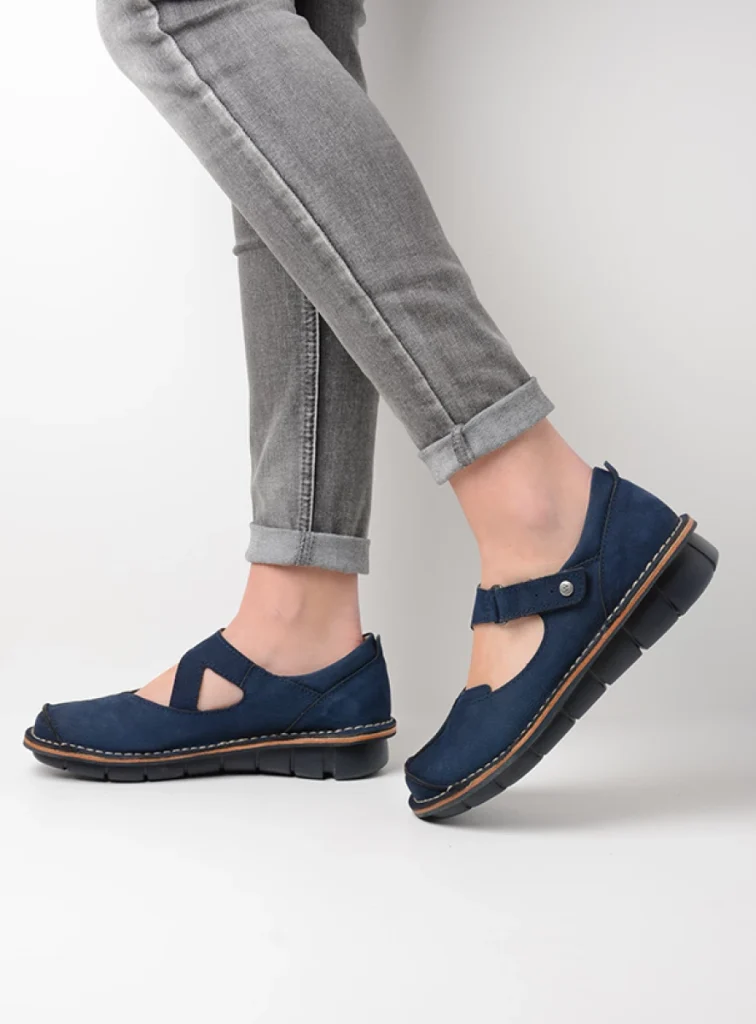 Wolky Riemenschuhe 08389 Cordoba 11820 Nubuk blau