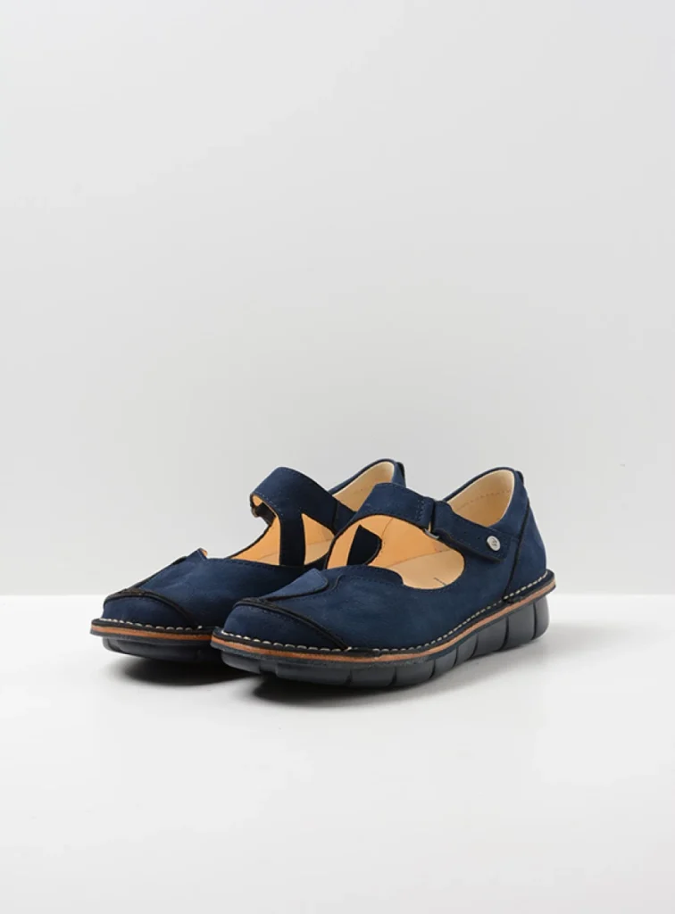 Wolky Riemenschuhe 08389 Cordoba 11820 Nubuk blau